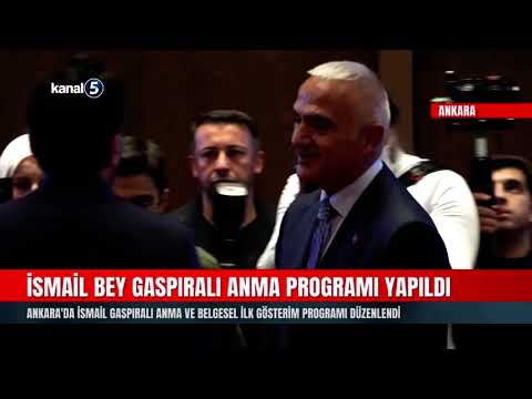 Ankara’da İsmail Gaspıralı Anma ve Belgesel İlk Gösterim Programı Düzenlendi