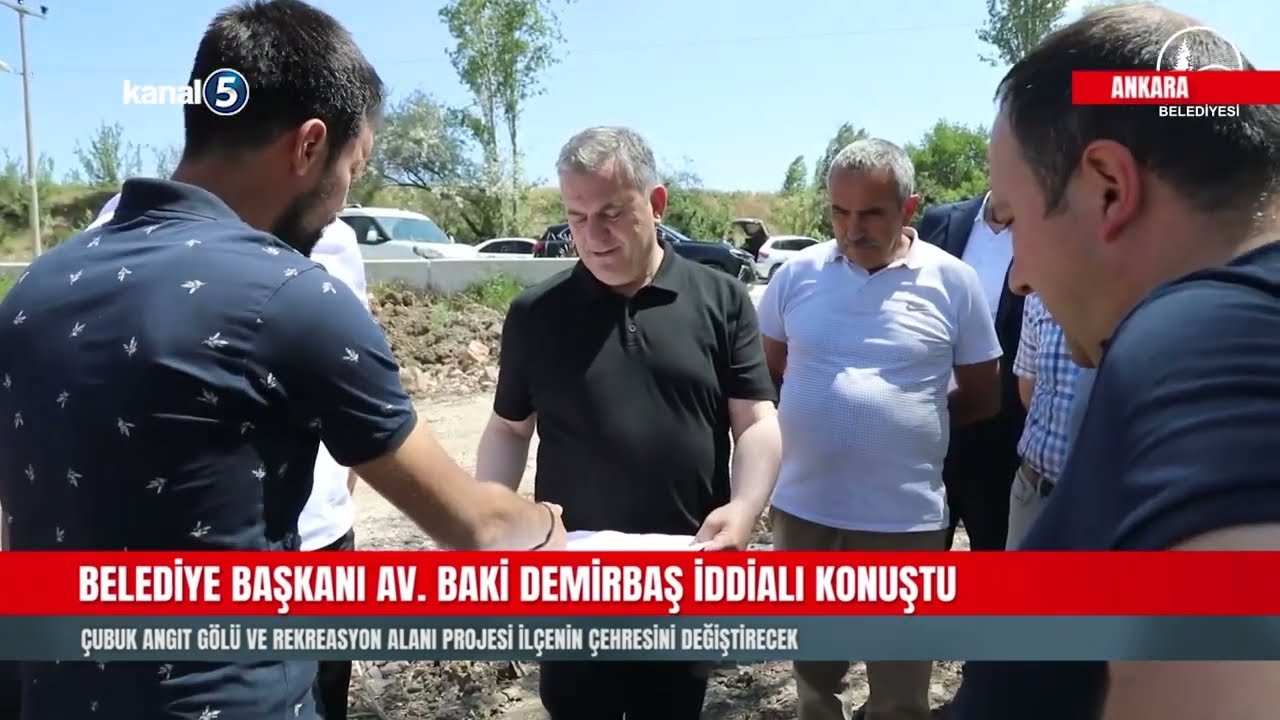 Başkan Demirbaş; Çubuk Angıt Gölü ve Rekreasyon Alanı Projesi İlçenin Çehresini Değiştirecek