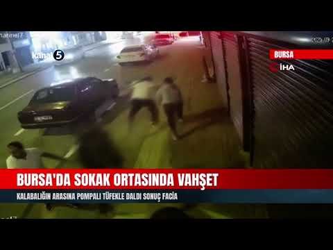 Bursa’da Sokak Ortasında Vahşet | Kalabalığın Arasına Pompalı Tüfekle Daldı Sonuç Facia