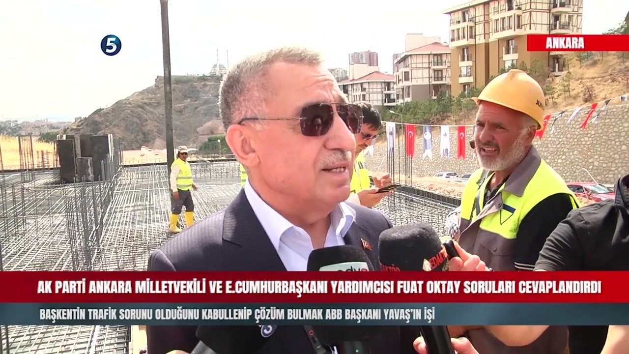 Fuat Oktay; Başkentin Trafik Sorunu Olduğunu Kabullenip Çözüm Bulmak ABB Başkanı Yavaş’ın İşi