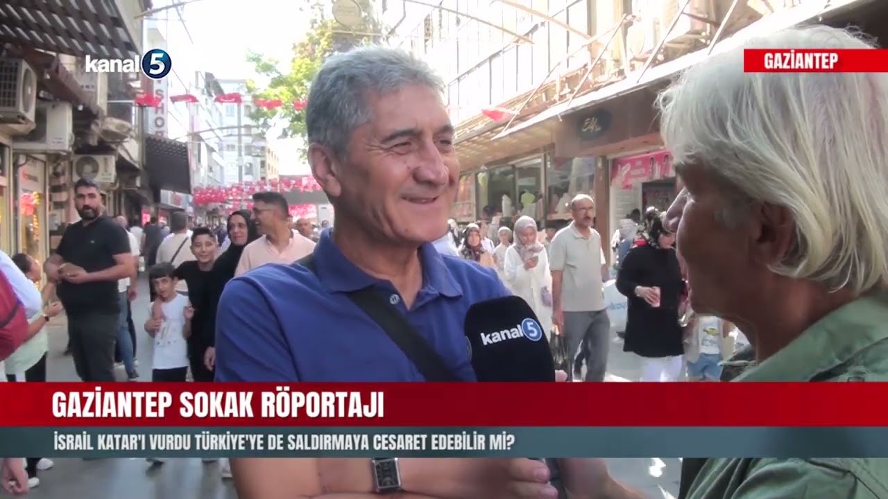 GAZİANTEP SOKAK RÖPORTAJI | İsrail Katar’ı vurdu Türkiye’ye de saldırmaya cesaret edebilir mi?