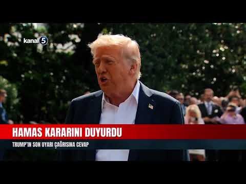 Hamas kararını duyurdu | Trump’ın son uyarı çağrısına cevap