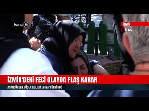 İzmir’deki Feci Olayda Flaş Karar | Asansörden Düşen Koltuk Ebrar’ı Öldürdü