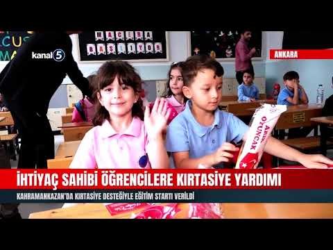 Kahramankazan’da Kırtasiye Desteğiyle Eğitim Startı Verildi