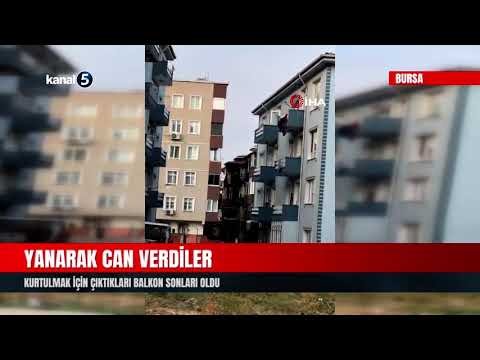 Yanarak Can Verdiler | Kurtulmak İçin Çıktıkları Balkon Sonları Oldu