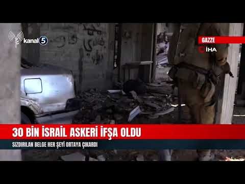 30 Bin İsrail Askeri İfşa Oldu | Sızdırılan Belge Her Şeyi Ortaya Çıkardı