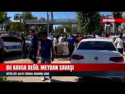 Bu Kavga Değil Meydan Savaşı | Bütün Köy Adliye Önünde Birbirine Girdi