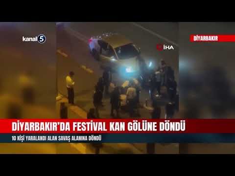 Diyarbakır’da Festival Kan Gölüne Döndü | 10 Kişi Yaralandı Alan Savaş Alanına Döndü