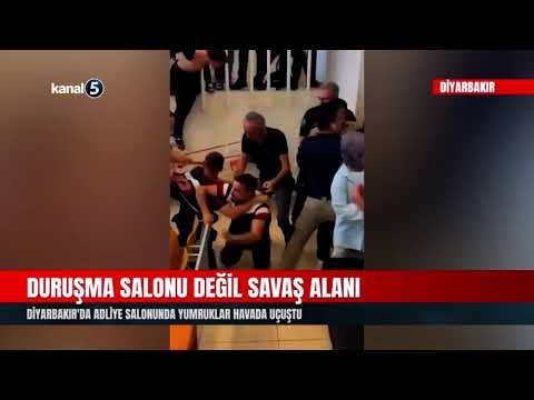 Duruşma Salonu Değil Savaş Alanı | Diyarbakır’da Adliye Salonunda Yumruklar Havada Uçuştu