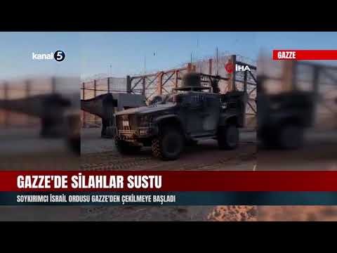 Gazze’de Silahlar Sustu | Soykırımcı İsrail Ordusu Gazze’den Çekilmeye Başladı