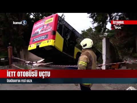 İETT Otobüsü Uçtu | Üsküdar’da Feci Kaza