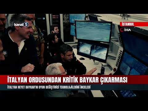 İtalyan Ordusundan Kritik BAYKAR Çıkarması