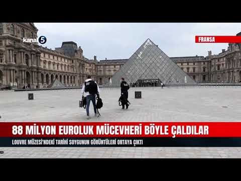 Louvre Müzesi’ndeki Tarihi Soygunun Görüntüleri Ortaya Çıktı