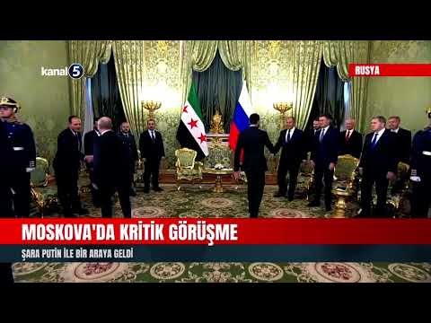 Moskova’da Kritik Görüşme | Şara Putin Ile Bir Araya Geldi