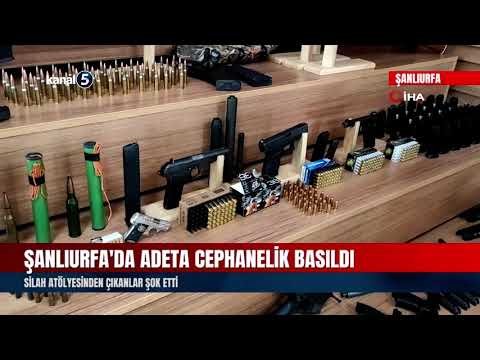 Şanlıurfa’da Adeta Cephanelik Basıldı | Silah Atölyesinden Çıkanlar Şok Etti!