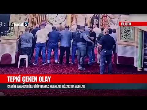 Tepki Çeken Olay | Camiye Ayakkabı İle Girip Namaz Kılanları Gözaltına Aldılar
