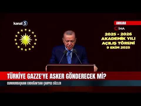 Türkiye Gazze’ye Asker Gönderecek Mi? | Cumhurbaşkanı Erdoğan’dan Çarpıcı Sözler
