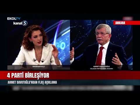 4 Parti Birleşiyor | Ahmet Davutoğlu’ndan Flaş Açıklama