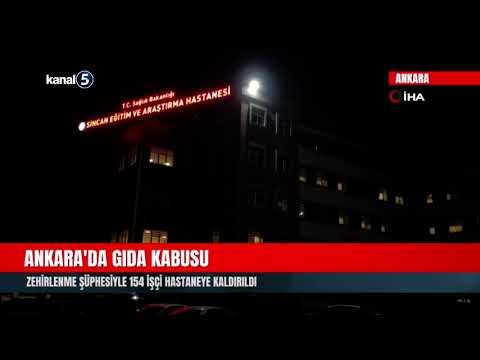 Ankara’da Gıda Kabusu | Zehirlenme Şüphesiyle 154 İşçi Hastaneye Kaldırıldı