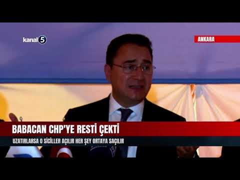 Babacan CHP’ye Resti Çekti | Uzatırlarsa O Siciller Açılır Her Şey Ortaya Saçılır