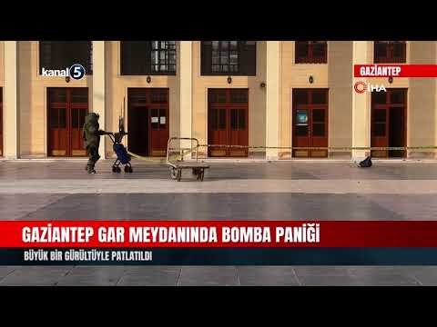 Gaziantep Gar Meydanında Bomba Paniği | Büyük Bir Gürültüyle Patlatıldı