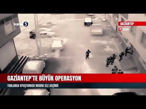 Gaziantep’te Büyük Operasyon | Tonlarca Uyuşturucu Madde Ele Geçirdi