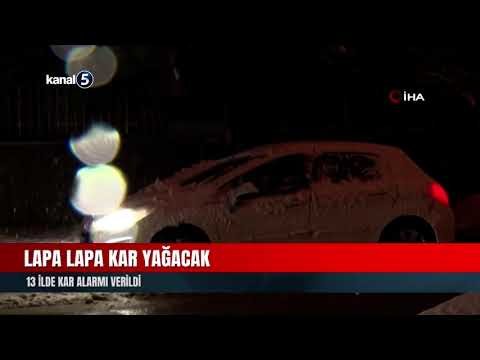 Lapa Lapa Kar Yağacak | 13 İlde Kar Alarmı Verildi