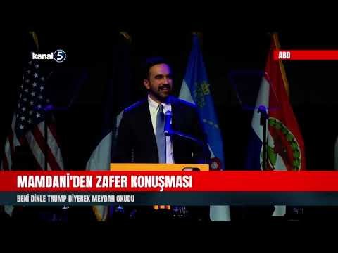 Mamdani’den Zafer Konuşması | Beni Dinle Trump Diyerek Meydan Okudu