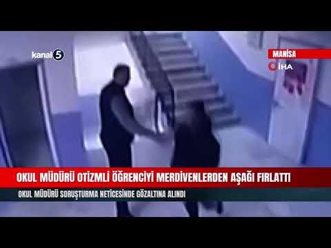 Okul Müdürü Otizmli Öğrenciyi Merdivenlerden Aşağı Fırlattı
