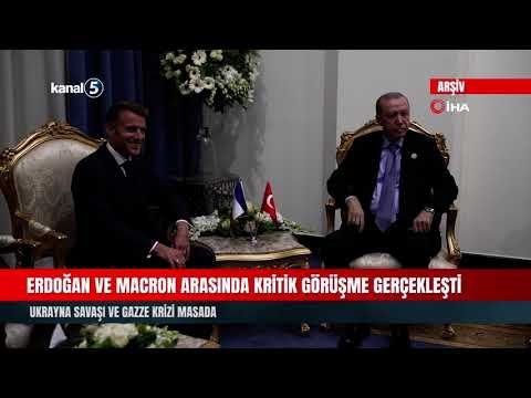 Erdoğan Ve Macron Arasında Kritik Görüşme Gerçekleşti | Ukrayna Savaşı Ve Gazze Krizi Masada