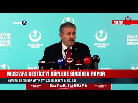 Mustafa Destici’yi Küplere Bindiren Rapor | Kameralar Önünde Yırtıp Attı Salon Ayakta Alkışladı