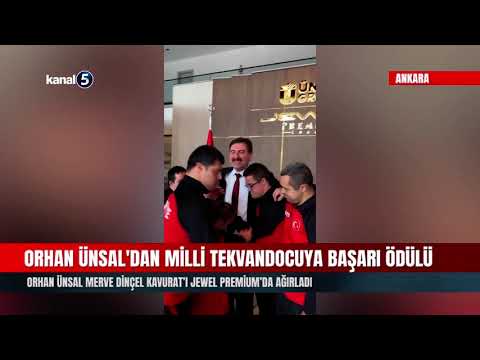 Orhan Ünsal’dan Milli Tekvandocuya Başarı Ödülü