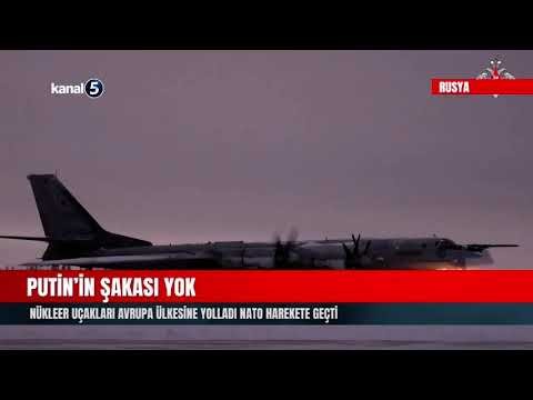 Putin’in Şakası Yok | Nükleer Uçakları Avrupa Ülkesine Yolladı | NATO Harekete Geçti