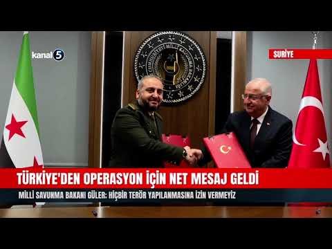 Türkiye’den Operasyon İçin Net Mesaj Geldi | Bakan Güler; Hiçbir Terör Yapılanmasına İzin Vermeyiz