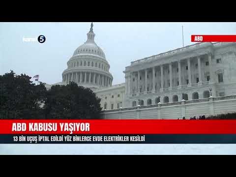 ABD Kabusu Yaşıyor | 13 Bin Uçuş İptal Edildi Yüz Binlerce Evde Elektrikler Kesildi