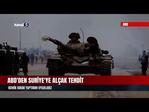 ABD’den Suriye’ye alçak tehdit | Kemik kıran yaptırım uygularız