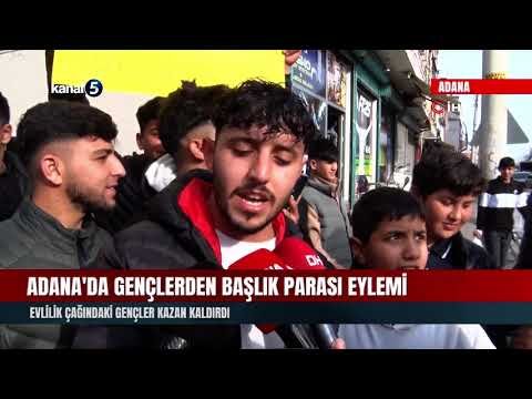 Adana’da Gençlerden Başlık Parası Eylemi | Evlilik Çağındaki Gençler Kazan Kaldırdı