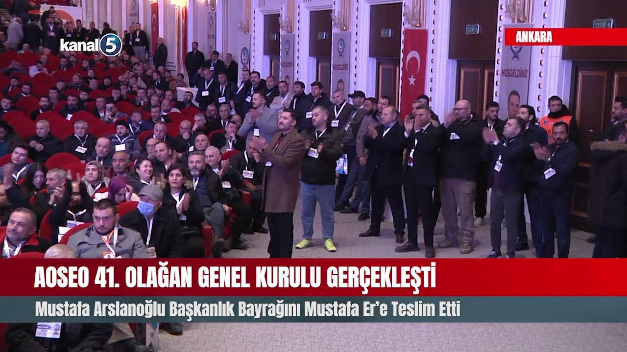 AOSEO 41. OLAĞAN GENEL KURULU GERÇEKLEŞTİ