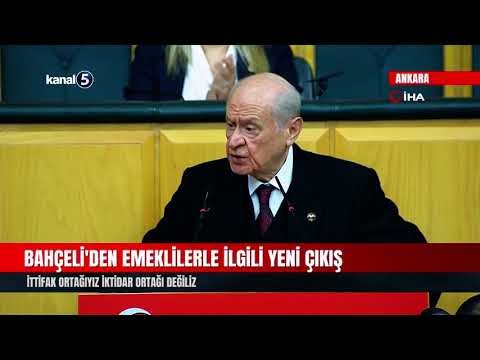 Bahçeli’den Emeklilerle İlgili Yeni Çıkış | İttifak Ortağıyız İktidar Ortağı Değiliz