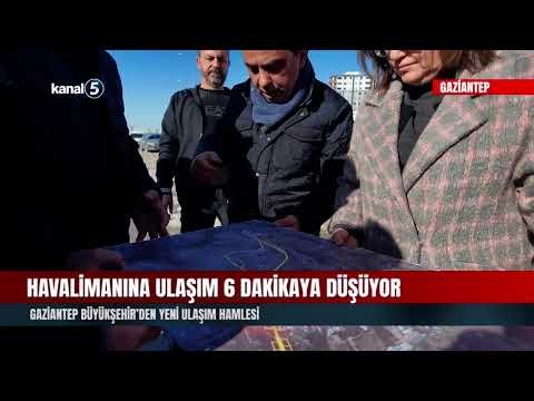 Havalimanına Ulaşım 6 Dakikaya Düşüyor | Gaziantep Büyükşehir’den Yeni Ulaşım Hamlesi