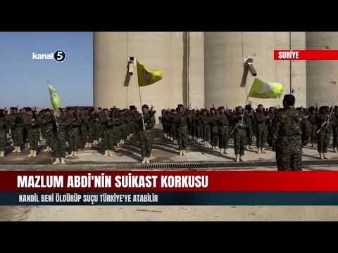 Mazlum Abdi’nin Suikast Korkusu | Kandil Beni Öldürüp Suçu Türkiye’ye Atabilir