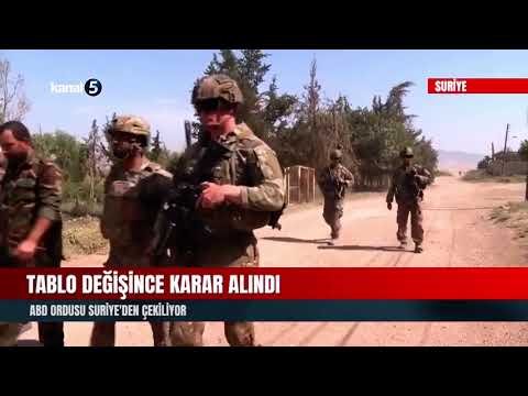 Tablo Değişince Karar Alındı | ABD Ordusu Suriye’den Çekiliyor