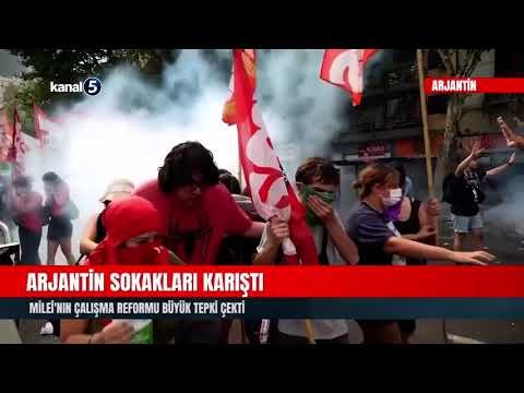 Arjantin Sokakları Karıştı | Milei’nin Çalışma Reformu Büyük Tepki Çekti