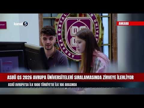 ASBÜ QS 2026 Avrupa Üniversiteleri Sıralamasında Zirveye İlerliyor