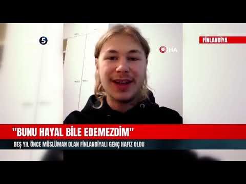 Beş Yıl Önce Müslüman Olan Finlandiyalı Genç Hafız Oldu; Bunu Hayal Bile Edemezdim