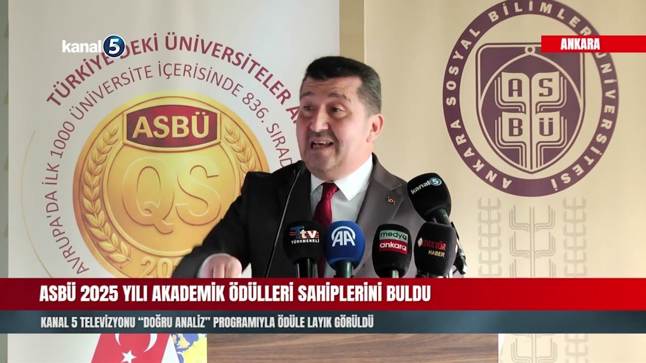 ASBÜ 2025 YILI AKADEMİK ÖDÜLLERİ SAHİPLERİNİ BULDU