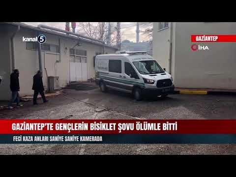 Gaziantep’te Gençlerin Bisiklet Şovu Ölümle Bitti | Feci Kaza Anları Saniye Saniye Kamerada