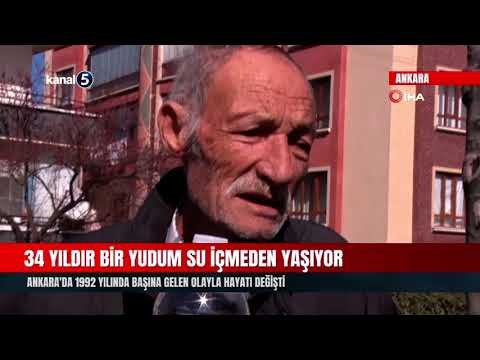 34 Yıldır Bir Yudum Su İçmeden Yaşıyor | Ankara’da 1992 Yılında Başına Gelen Olayla Hayatı Değişti