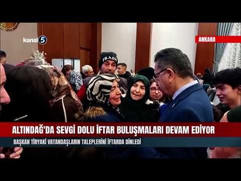 Altındağ’da Sevgi Dolu İftar Buluşmaları Devam Ediyor