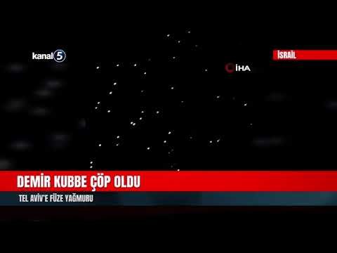Demir Kubbe Çöp Oldu | Tel Aviv’e Füze Yağmuru